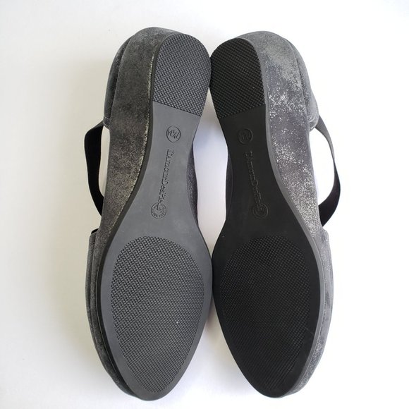 L'Amour Des Pieds Maryjane Comfort Shoes Gray Leather Slip On Strappy Shoe 7.5 - Picture 8 of 12